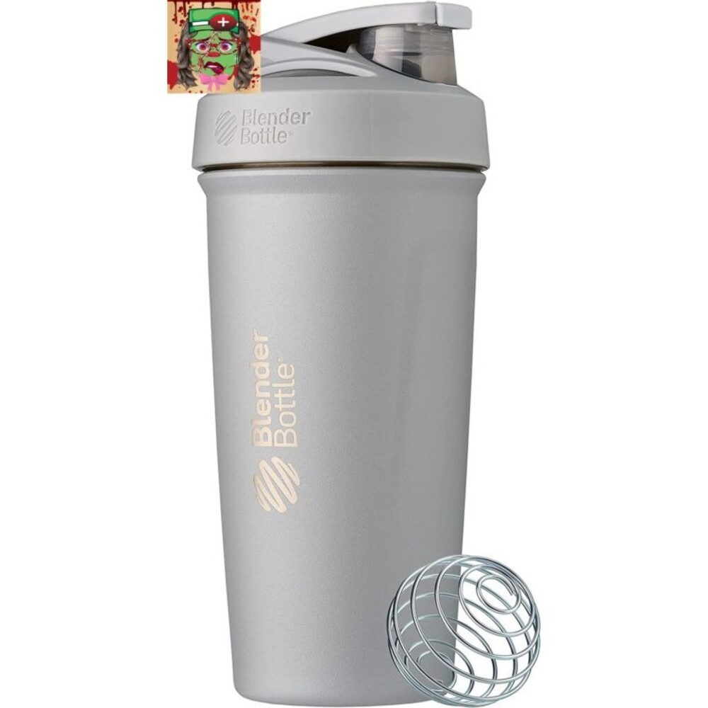 BlenderBottle Strada Shaker Insulated Stainless Steel Water Bottle 24oz